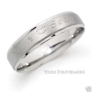 Personalized Sterling Silver Name Ring / Promise Ring  