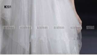   Shoulder Venice Lace&Sequins Custom New Wedding Dress/Prom Gown  
