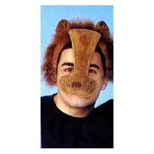 Plush Lion Costume Headband Facemask 