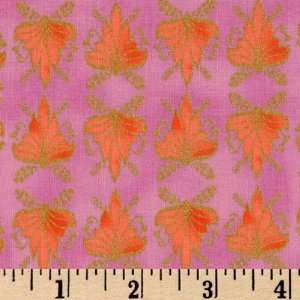  44 Wide Nouveau Riche Plume Pink Fabric By The Yard 