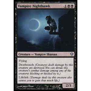    the Gathering   Vampire Nighthawk   Zendikar   Foil Toys & Games