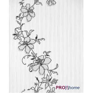  EDEM 015 20 design flower tattoo vinyl wallpaper black white 
