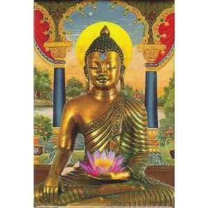  NEW Buddha of the Full Lotus Magnet (Magnets) Patio, Lawn 