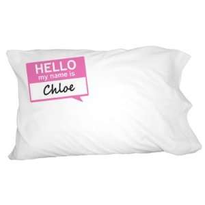  Chloe Hello My Name Is Novelty Bedding Pillowcase Pillow 