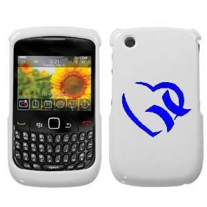 BLACKBERRY CURVE 8520 8530 9300 3G BLUE HURLEY HEART ON A WHITE 