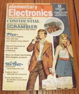 Sep/Oct 1972 Elementary Electronics Magazine Science  