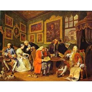   Hogarth   24 x 18 inches   The Marriage Contract