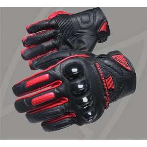  Scorpion EXO Blacktop Motorcycle Glove   Red (x small 