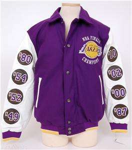 Los Angeles Lakers Wool Leather Jacket 11 x NBA Champs  