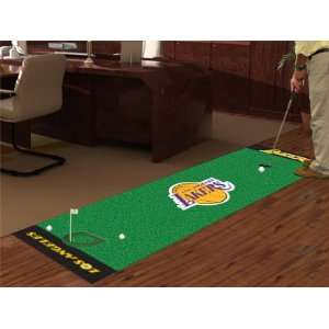  Los Angeles Lakers Putting Green Runner 24x96 Sports 