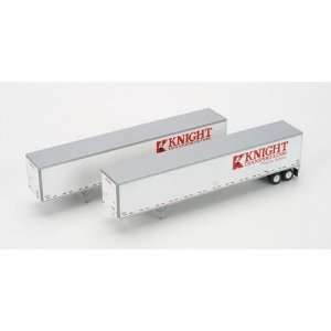 HO RTR 53 Wabash Duraplate Trailer, Knight #2 (2) Toys & Games