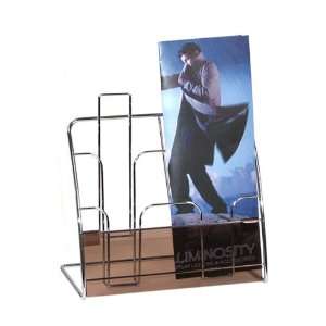   Table Top Literature and Brochure Stand (SILVER)