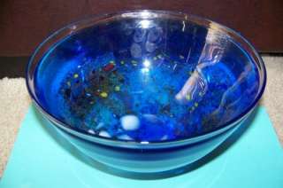Kosta Boda Art Glass Bowl, Bertil Vallien 59252, 8.5D  