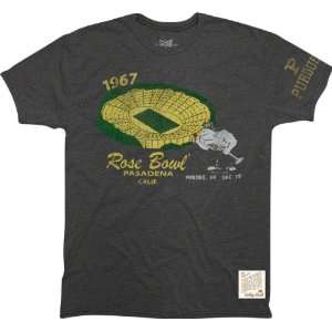   Grey Retro Brand 1967 Rose Bowl Tri Blend T Shirt