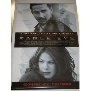  EAGLE EYE IMAX 27X40 ORIGINAL D/S MOVIE POSTER Everything 