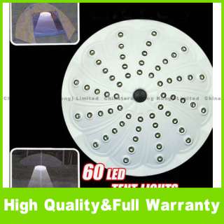 60 LED Portable Lantern UFO Tent Light Lamp Flashlight  