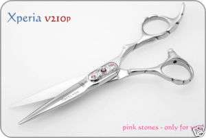 Xperia V210p Stones, Hairdressing Cutting Scissors PINK  