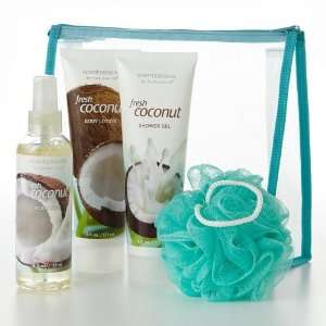 Scentsations Fresh Coconut Shower Gel, Body Lotion and Body Mist Gift 