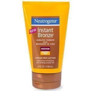 Neutrogena Instant Bronze Sunless Tanner and Bronzer in One for the 