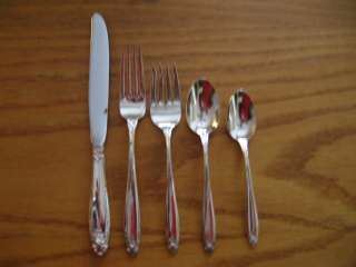 International Sterling Silver Prelude 5pc Place Setting Flatware 