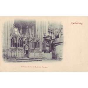   Coaster English Church Kent Canterbury Cathedral K61