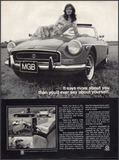 1971 MGB MG Convertible Sports Car British Leyland AD  