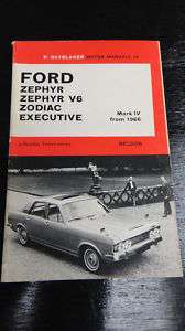 1966 FORD ZEPHYR ZODIAC V6 EXECUTIVE MKIV MOTOR MANUAL  