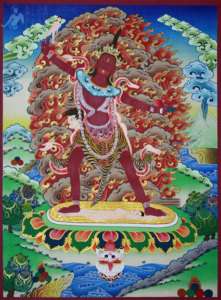 59.126 Ekajati Thangka Painting Lama Arts  