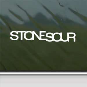  Stone Sour White Sticker Metal Rock Band Laptop Vinyl 