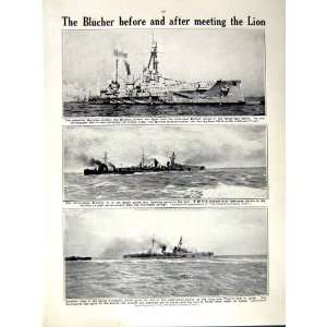    15 WORLD WAR GERMAN NAVY SHIP BLUCHER BRITISH BOAT