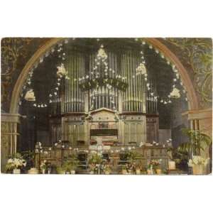   of Methodist Episcopal Church, showing the Organ   Valparaiso Indiana