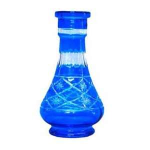  Blue Diamond Cut Vase (BL) 