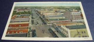 Vintage Postcard Broadway Looking East LUBBOCK TX  