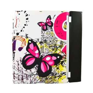  Two Pink Butterflies Text Smart Back Cover for Apple iPad 
