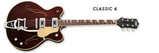 NEW Bigsby B 70 model Eastwood CLASSIC 6 arched top Electric Guitar 