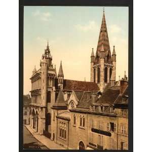   Photochrom Reprint of Notre Dame, Dijon, France