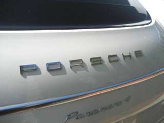OEM Porsche Emblem P O R S C H E in Chrome 17 x 1  
