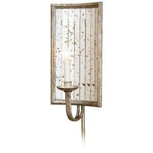 Currey and Company Twilight 16 High Plug In Wall Sconce 