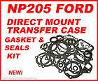 NP205 FORD TRANSFER CASE GASKET & SEALS KIT DIRECT MOUNT 71 89