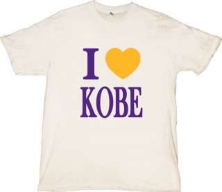 LOVE KOBE #24 Los Angeles Lakers T Shirt  