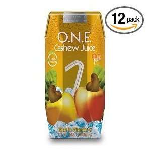 ONE Cashew Juice, 11 Oz. / 12 Pack Grocery & Gourmet Food