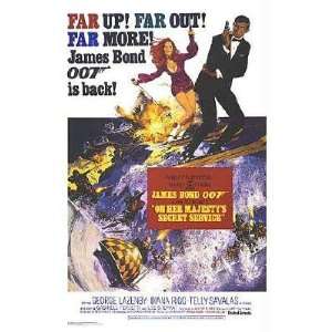 James Bond  On Her Majestys Secret Service  Movie Poster  