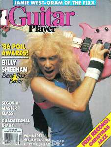 Guitar Player Magazine December 1986 Billy Sheehan  