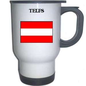  Austria   TELFS White Stainless Steel Mug Everything 