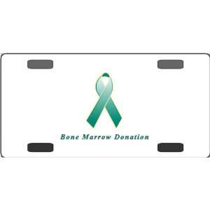Bone Marrow Donation Awareness Ribbon Vanity License Plate