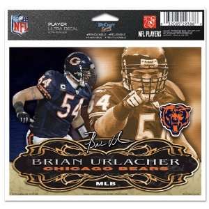  Chicago Bears Ultra Decal   Brian Urlacher Everything 