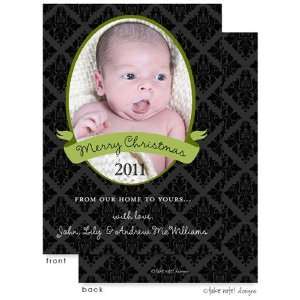 Take Note Designs Digital Holiday Photo Cards   Black 