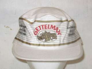Vintage GETTLEMAN Double Hopped Beer Adjustable Hat  