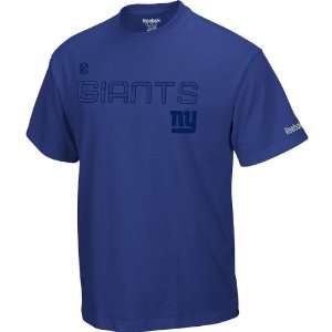 Reebok New York Giants Sideline Boot Camp Short Sleeve T Shirt Extra 