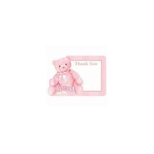  My 1st Teddy Pink Thank You Notes (8) Toys & Games